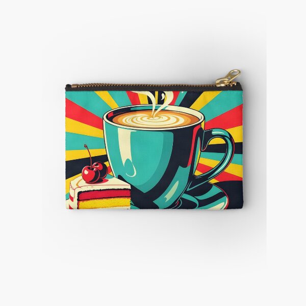 Item preview, Cappuccino Cake – Pop Art Coffee & Dessert Poster designed and sold by LSVart.
