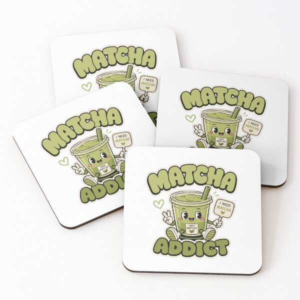 Item preview, Matcha Addict cartoon designed and sold by J. K..