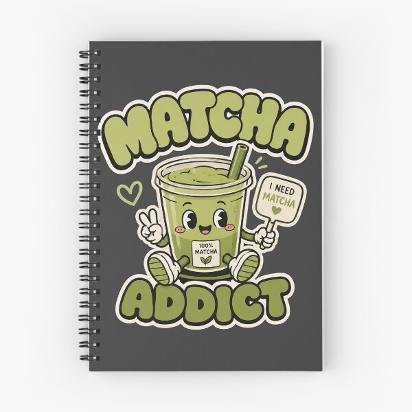 Item preview, Matcha Addict cartoon designed and sold by J. K..