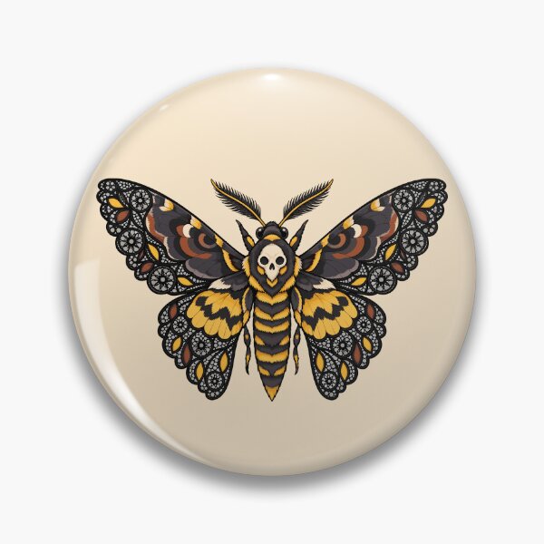 Item preview, Laced death's head moth designed and sold by etherElric.