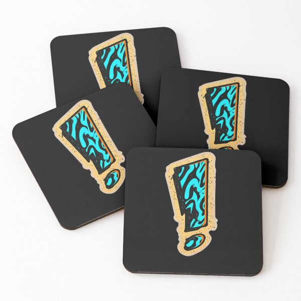 Item preview, Groovy Zebra Print Exclamation Point designed and sold by dRaBaBdesign.