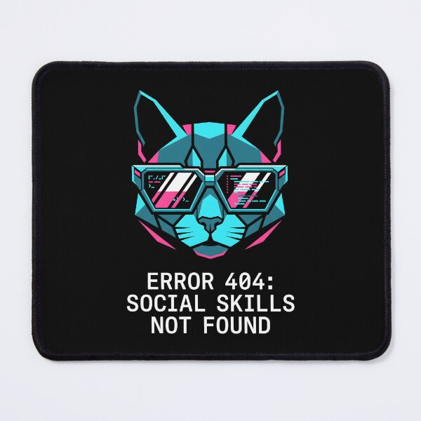 Item preview, Cyberpunk Cat Introvert - Techwear Cat Developer IT Humor designed and sold by SplashTastic.