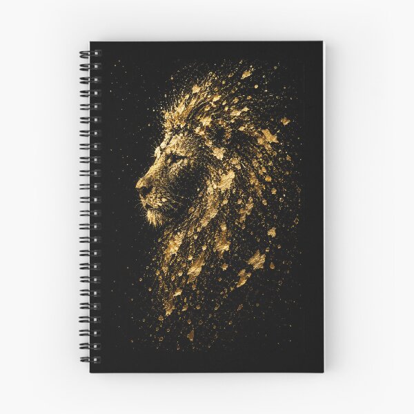 Artikelvorschau, Abstrakte Kunst mit dem Goldenen Löwen entworfen und verkauft von GRFORA.