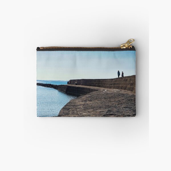 Item preview, Historic Cobb Harbour Wall Overlooking Lyme Bay at Lyme Regis Dorset designed and sold by Dorset Girl.