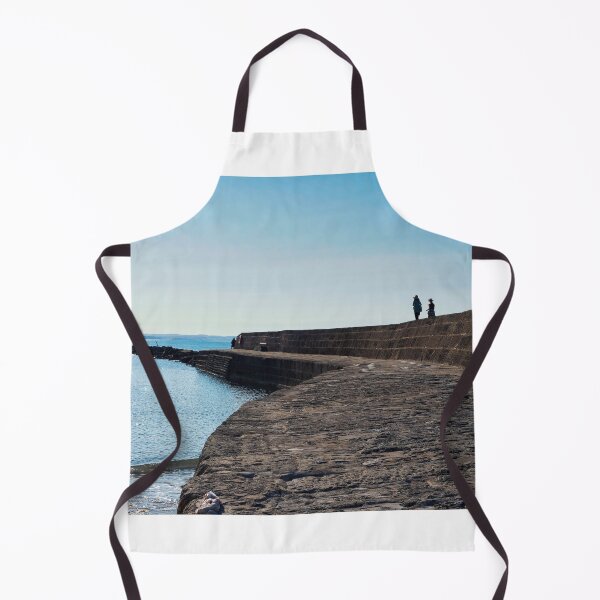 Item preview, Historic Cobb Harbour Wall Overlooking Lyme Bay at Lyme Regis Dorset designed and sold by Dorset Girl.