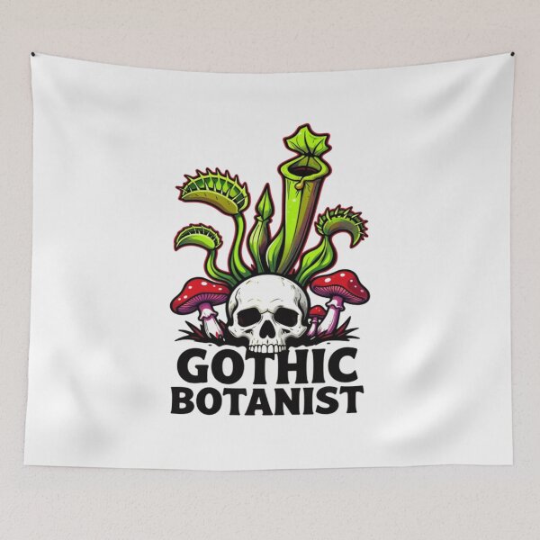 Item preview, Gothic Botanist Floral Skull Plant Lover Dark Academia  designed and sold by A-to-y.