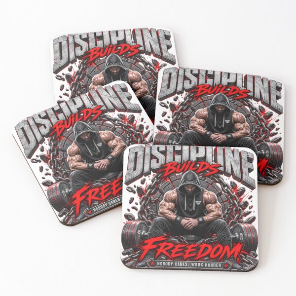 Item preview, Discipline Builds Freedom – Bodybuilding Gym Motivation Shirt designed and sold by PrintFusion57.