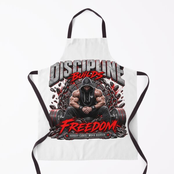 Item preview, Discipline Builds Freedom – Bodybuilding Gym Motivation Shirt designed and sold by PrintFusion57.