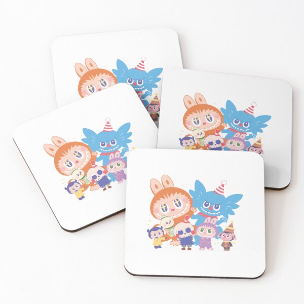 Item preview, Pastel Monsters Virtual Invitation Illustration Art designed and sold by STOXT.