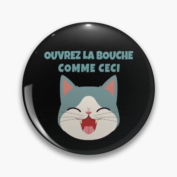 Item preview, Please Open Your Mouth Like This – Funny Cat Dentist Meme 3 designed and sold by WordPlayStudio.