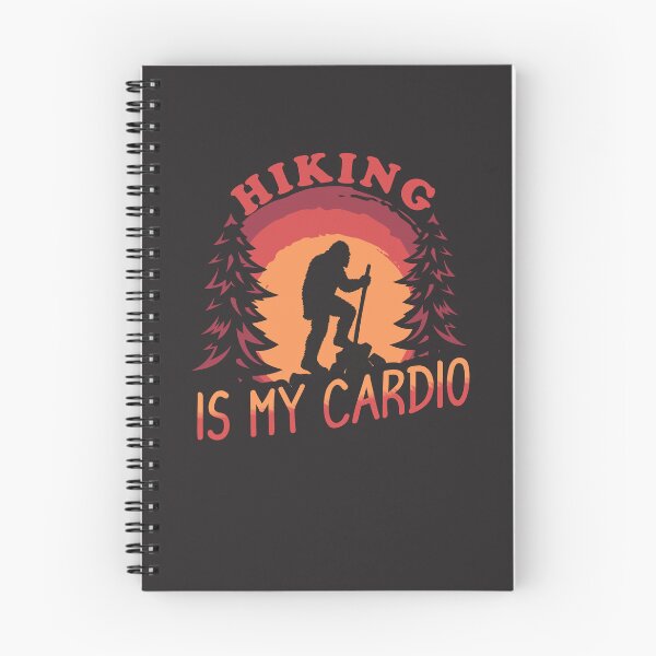 Item preview, Hiking is my cardio designed and sold by BigfeetLittlepaws.