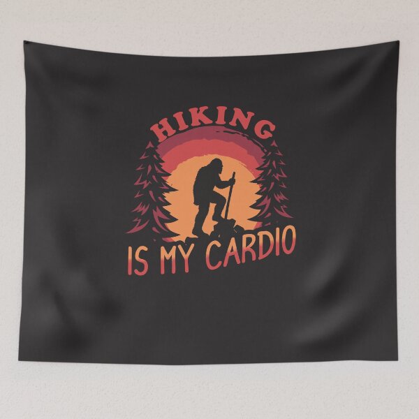 Item preview, Hiking is my cardio designed and sold by BritishDelights.