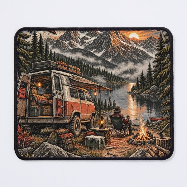 Item preview, CAMP WHERE THE ROAD ENDS designed and sold by KrungiT Design .