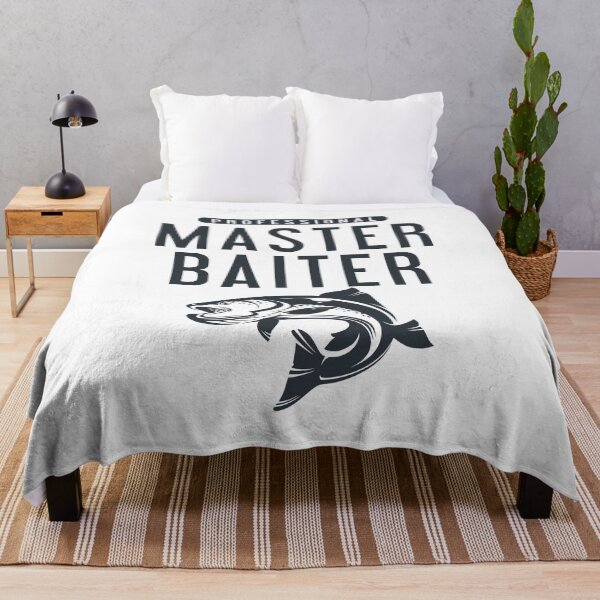 Item preview, Professional Master Baiter - Funny Fishing Pun designed and sold by Shopeon Designs.