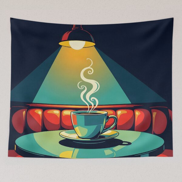 Artikelvorschau, Mitternachts-Espresso – Pop-Art-Kaffee-Poster entworfen und verkauft von LSVart.
