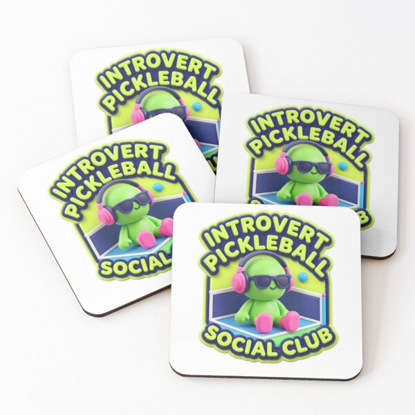 Item preview, Introvert Pickleball Social Club  Retro Vintage Graph designed and sold by A-to-y.