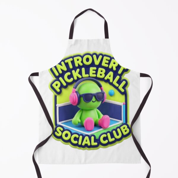 Item preview, Introvert Pickleball Social Club  Retro Vintage Graph designed and sold by A-to-y.