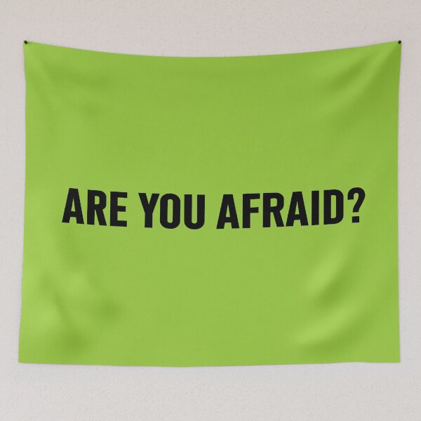 Item preview, Are You Afraid? – Spooky Horror Halloween Creepy Question Design designed and sold by artworkathome.