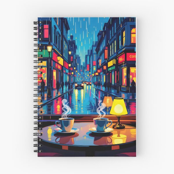 Item preview, Rainy Café Window – Pop Art Poster designed and sold by LSVart.