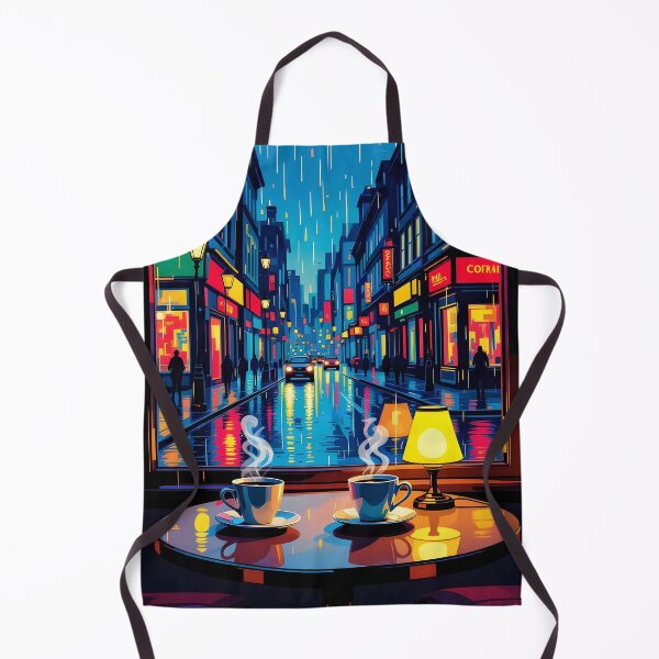 Item preview, Rainy Café Window – Pop Art Poster designed and sold by LSVart.