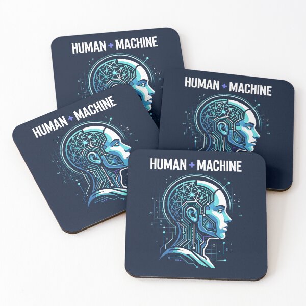 Item preview, Human Machine AI Cyberpunk Design designed and sold by hutofdesigns.