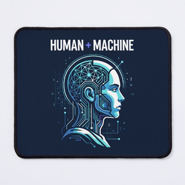 Item preview, Human Machine AI Cyberpunk Design designed and sold by hutofdesigns.