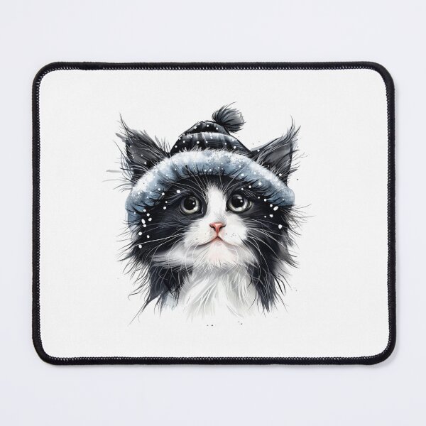 Item preview, Cat | Black & White Cat | Minimal Pet Aesthetic Art designed and sold by Mandayartstudio.