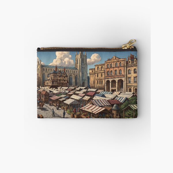 Item preview, Norwich Market Place Historic Norfolk Illustration designed and sold by ArtworkNorth.