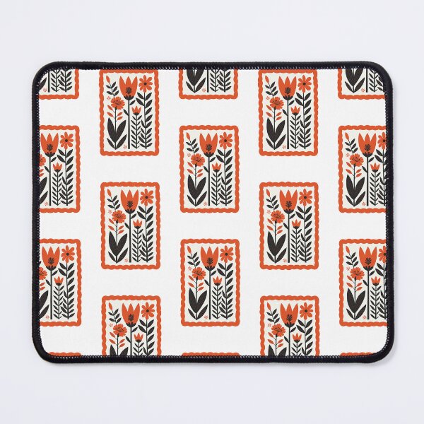 Item preview, Folk floral stamp designed and sold by OtterFactory.