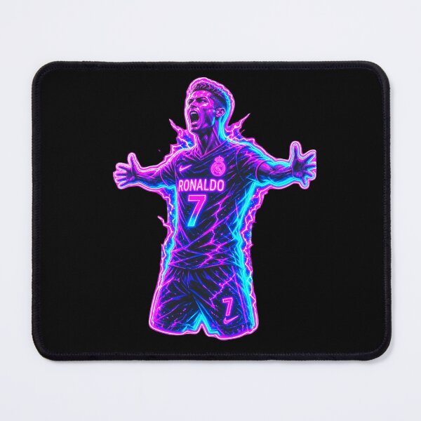 Item preview, Neon Football Victory Celebration Number 7 designed and sold by ExploreAura Studio.
