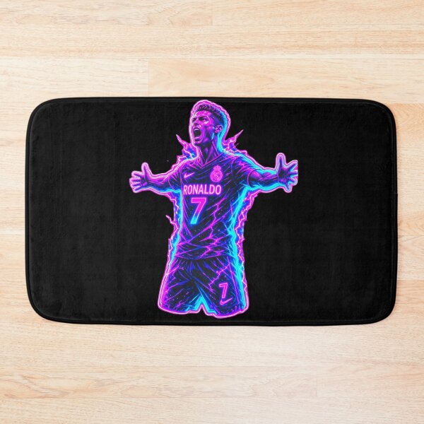 Item preview, Neon Football Victory Celebration Number 7 designed and sold by ExploreAura Studio.