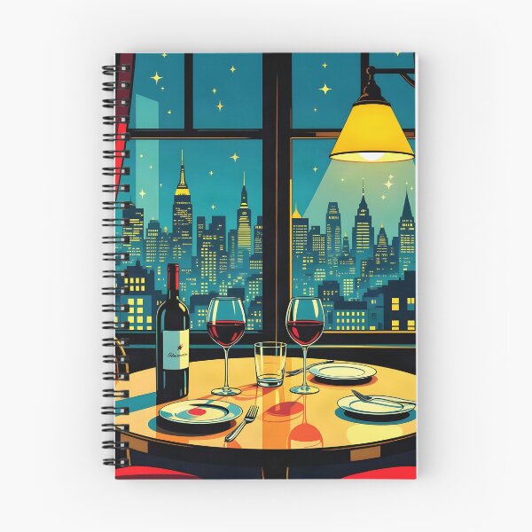 Item preview, Evening Bistro Table – Pop Art Poster designed and sold by LSVart.