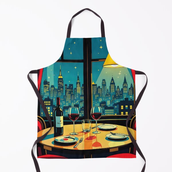 Item preview, Evening Bistro Table – Pop Art Poster designed and sold by LSVart.