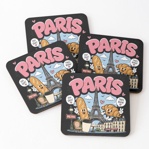Item preview, Paris city cartoon designed and sold by J. K..