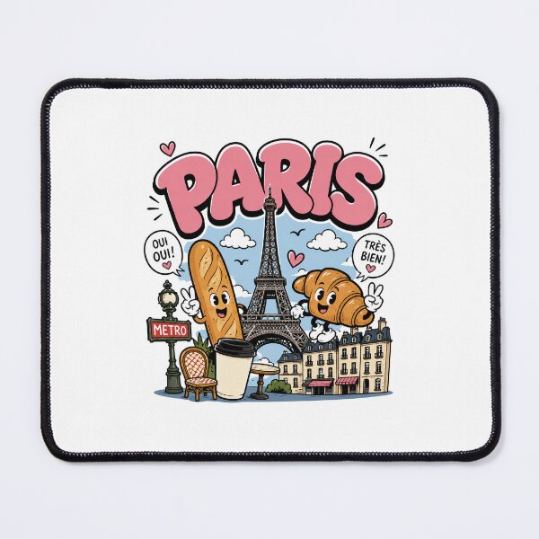 Item preview, Paris city cartoon designed and sold by J. K..