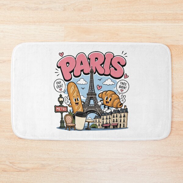 Item preview, Paris city cartoon designed and sold by J. K..