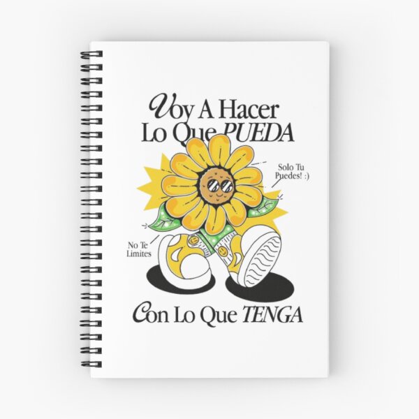 Item preview, Voy a Hacer lo que Pueda – Motivational Sunflower Cartoon Design designed and sold by WATEKE.