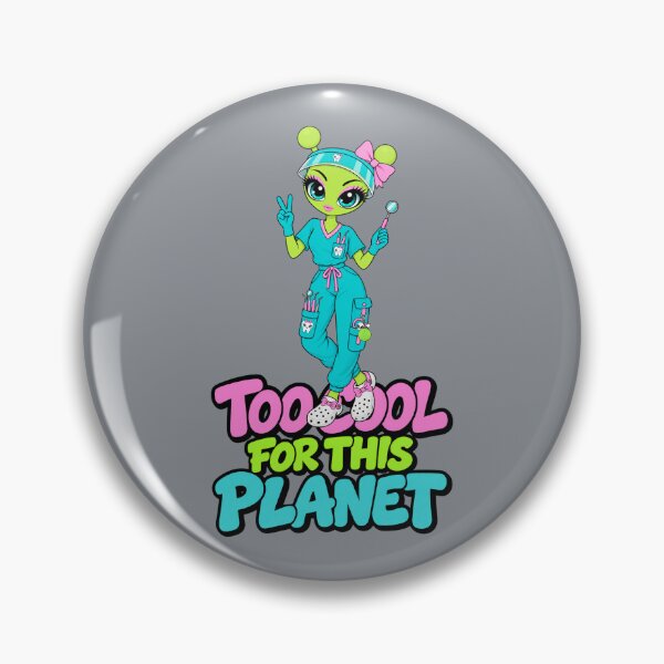 Item preview, Cute Alien Dentist – Cosmic Dental Girl designed and sold by Aimetoi.