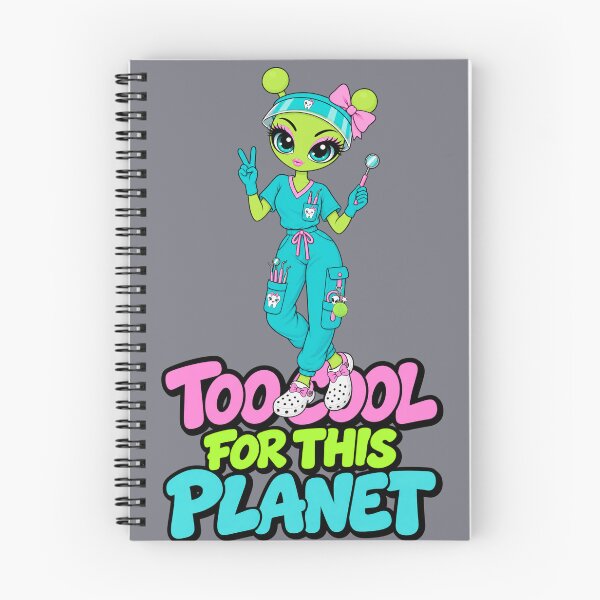 Item preview, Cute Alien Dentist – Cosmic Dental Girl designed and sold by Aimetoi.
