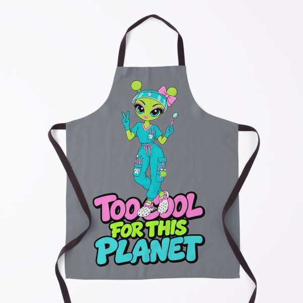 Item preview, Cute Alien Dentist – Cosmic Dental Girl designed and sold by Aimetoi.