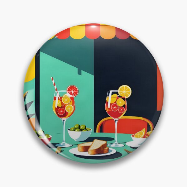 Item preview, Póster de arte pop para la mesa del aperitivo italiano designed and sold by LSVart.