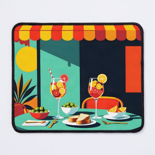 Item preview, Italian Aperitivo Table Pop Art Poster designed and sold by LSVart.