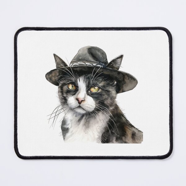 Item preview, Cat | Black & White Cat | Minimal Pet Aesthetic Art designed and sold by Mandayartstudio.
