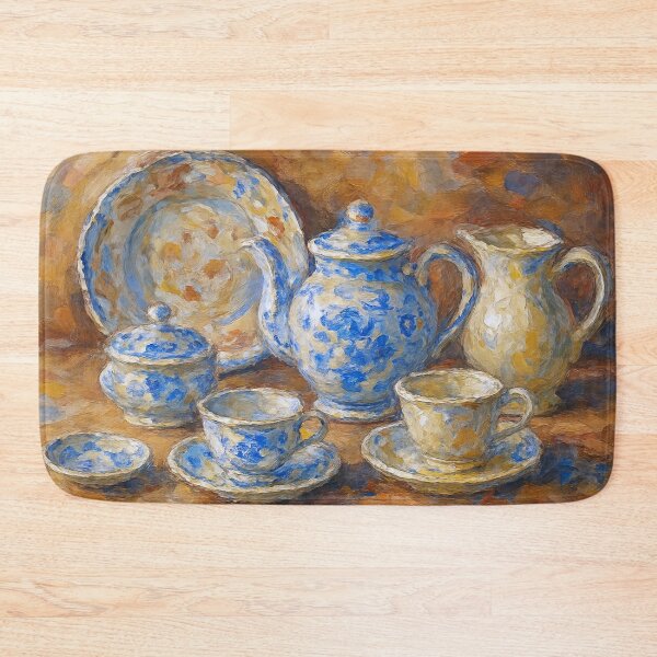 Item preview, Antique tableware oil painting. designed and sold by GalleryKauffeld.