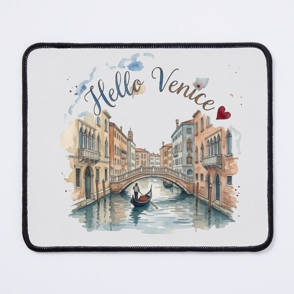 Item preview, Hello Venice - Watercolor Illustration of Venice designed and sold by SuperMama1973.