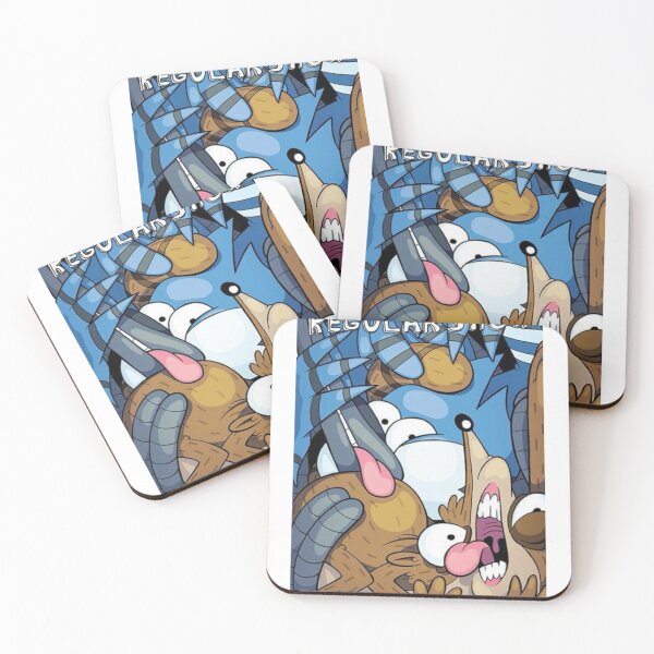 Item preview, Regular Show – Chaotic Close‑Up Cartoon Design designed and sold by WATEKE.