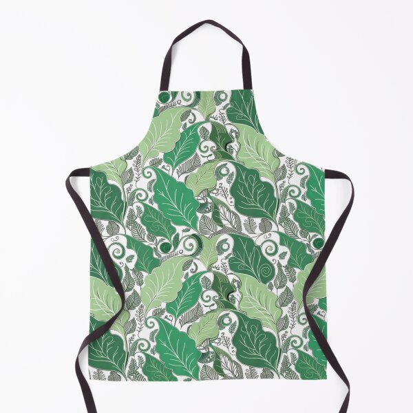 Item preview, Green Botanical Leaves – Elegant Nature Inspired Pattern designed and sold by Mousy17.
