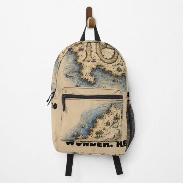Item preview, WONDER.RETURN.BECOME | Vintage Greek Island Map | Odyssey Inspired Travel Design designed and sold by CreationbyNiki.