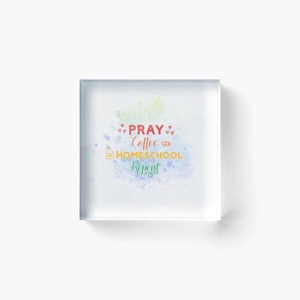 Item preview, Pray, coffee, Homeschool, Repeat designed and sold by FamilyCurios.