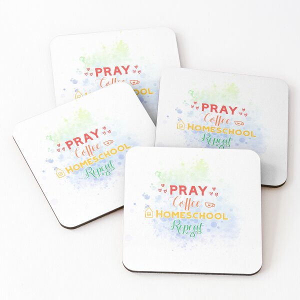 Item preview, Pray, coffee, Homeschool, Repeat designed and sold by FamilyCurios.